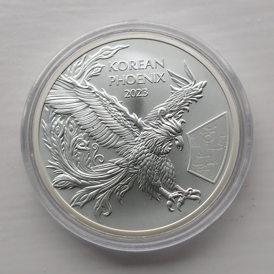 1oz Silver Phoenix Komsco South Korea Coin CAPSULE